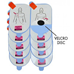 Defibtech elétrodos adulto formação (5 pares)
