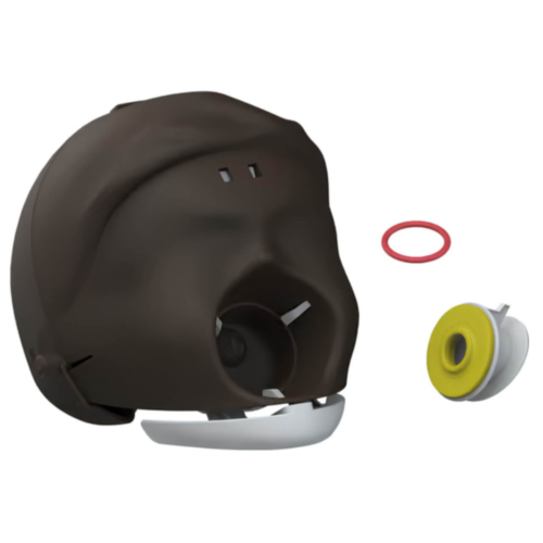 Laerdal Little Anne – Cabeça Completa com Crânio e Mandíbula (tom de pele escura) 