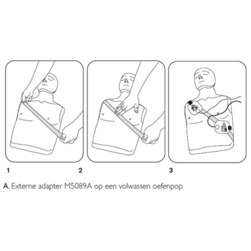 Philips Heartstart Adaptador de treino externo (5 tiras metálicas) - 136