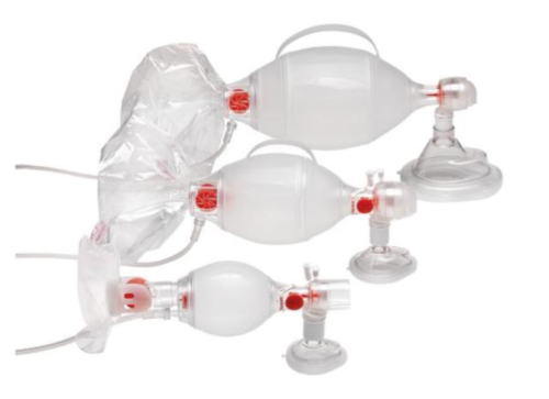 Ambu SPUR II Pediatria com válvula limitadora de pressão e máscara #0 e #1 - 11073
