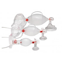 Ambu SPUR II Pediatria com válvula limitadora de pressão e máscara #0 e #1