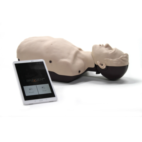 Manequim de ressuscitação Brayden PRO com suporte para aplicação Bluetooth e iluminação LED vermelha - 10973