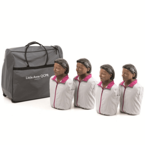 Laerdal Little Anne QCPR (piel oscura 4 uds.)