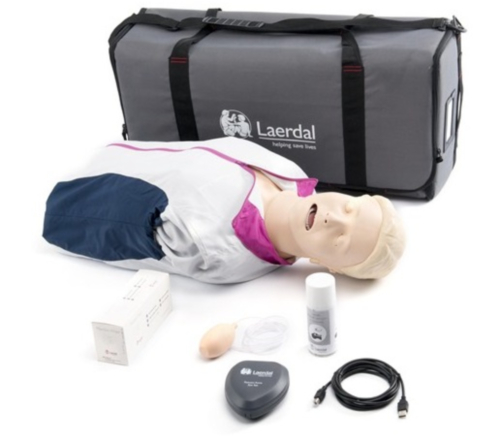 Laerdal Resusci Anne QCPR with Airway Head, torso with bag - 4437