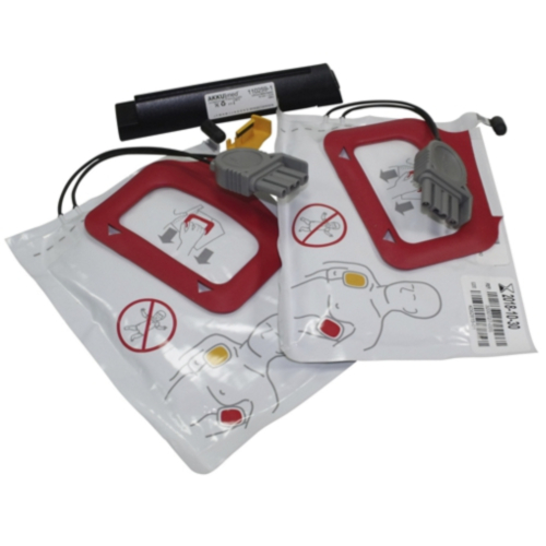 Conjunto bateria + dois pares de elétrodos adulto Physio-Control CHARGE-PAK  - 10535