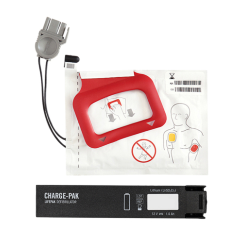 Conjunto bateria + 1 par de elétrodos adulto Physio-Control CHARGE-PAK  - 11299