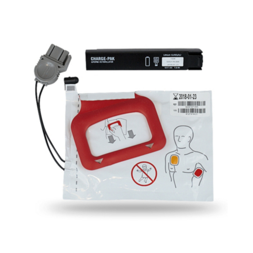 Conjunto bateria + 1 par de elétrodos adulto Physio-Control CHARGE-PAK  - 7266