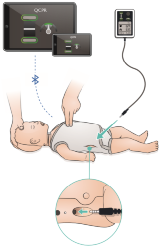 Laerdal Little Baby QCPR (Pele escura) - 4078
