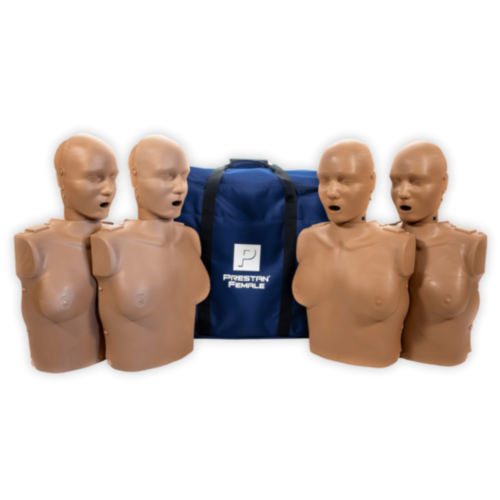 Torso manequim Prestan Professional CPR – Pack de 4 unidades em cor escura 