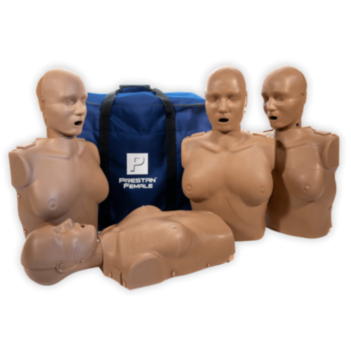 Torso manequim Prestan Professional CPR – Pack de 4 unidades em cor escura  - 12536
