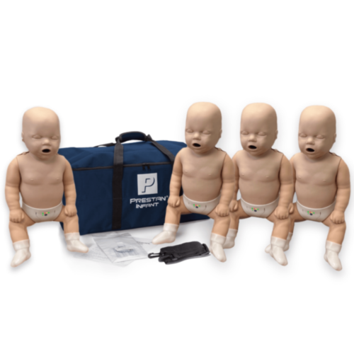Manequins de bebé Prestan (conjunto de 4 unidades de cor clara)