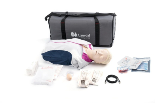 Laerdal Resusci Anne QCPR AED Tronco e mala de transporte (nova versão) - 4433
