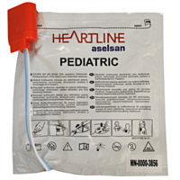 Elétrodos pediátricos ASELSAN Heartline AED 