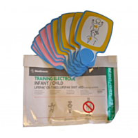 Physio-Control Lifepak CR Plus/1000P eléctrodos pediátricos para treino.