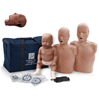 Conjunto familiar de manequins Prestan Professional Pro+ (cor escura) 