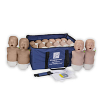 Conjunto de 12 un. Manequim de bebé Prestan Ultralite Diversity Kit 
