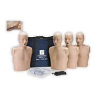 4 Manequins Prestan de RCP/Manobra Jaw-Thrust (Pele clara) 