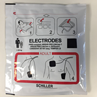 Elétrodos Schiller FRED easyport, não pré-conectados